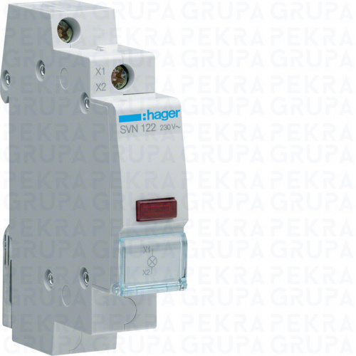 SVN122 Lampka sygnalizacyjna LED czerwona 230VAC