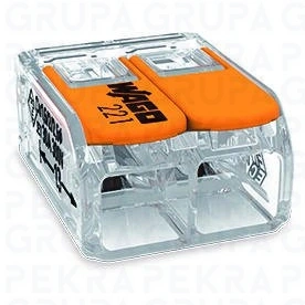 221-612 Złączka instalacyjna COMPACT 2x6mm2