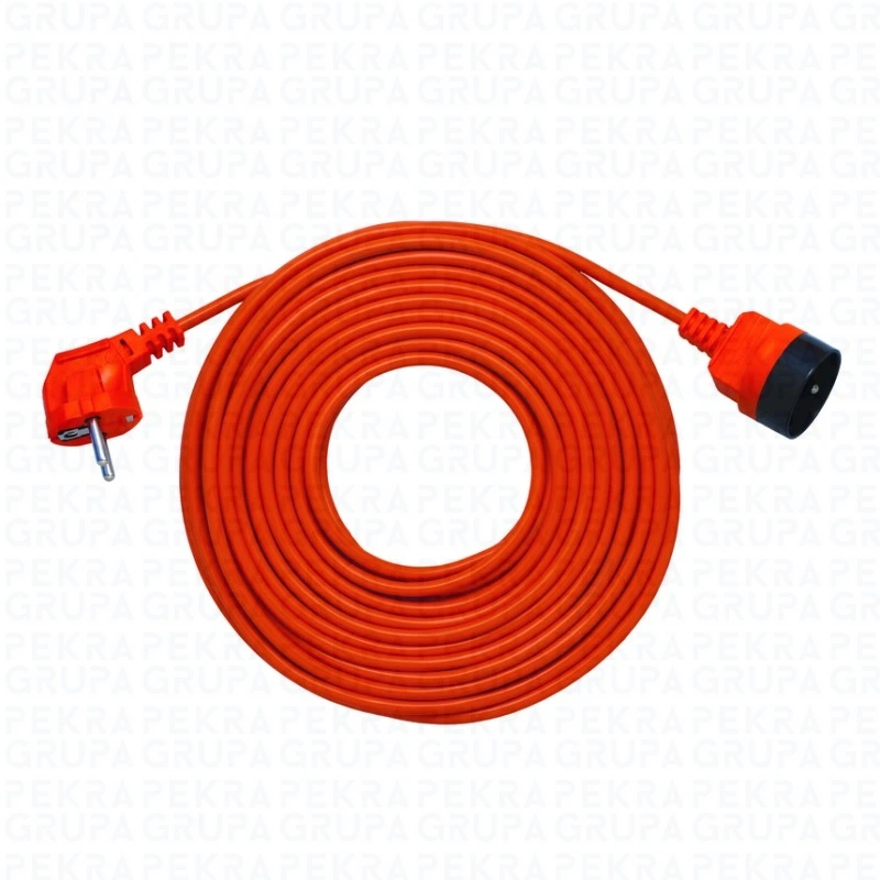 PK-1030 Przedłużacz kosiarkowy 1gn.dł. 30mb/Z 2x1 pomarańczowy