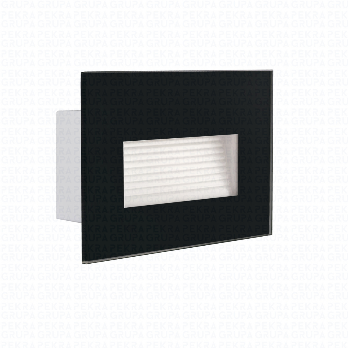 GLASI LED 3W P NW-B Oprawa fasadowa LED czarna