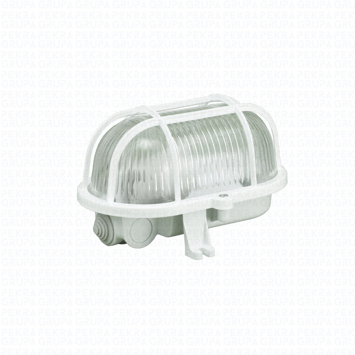 D.3151 Oprawa kanałowa z siatką OWAL 60W IP44