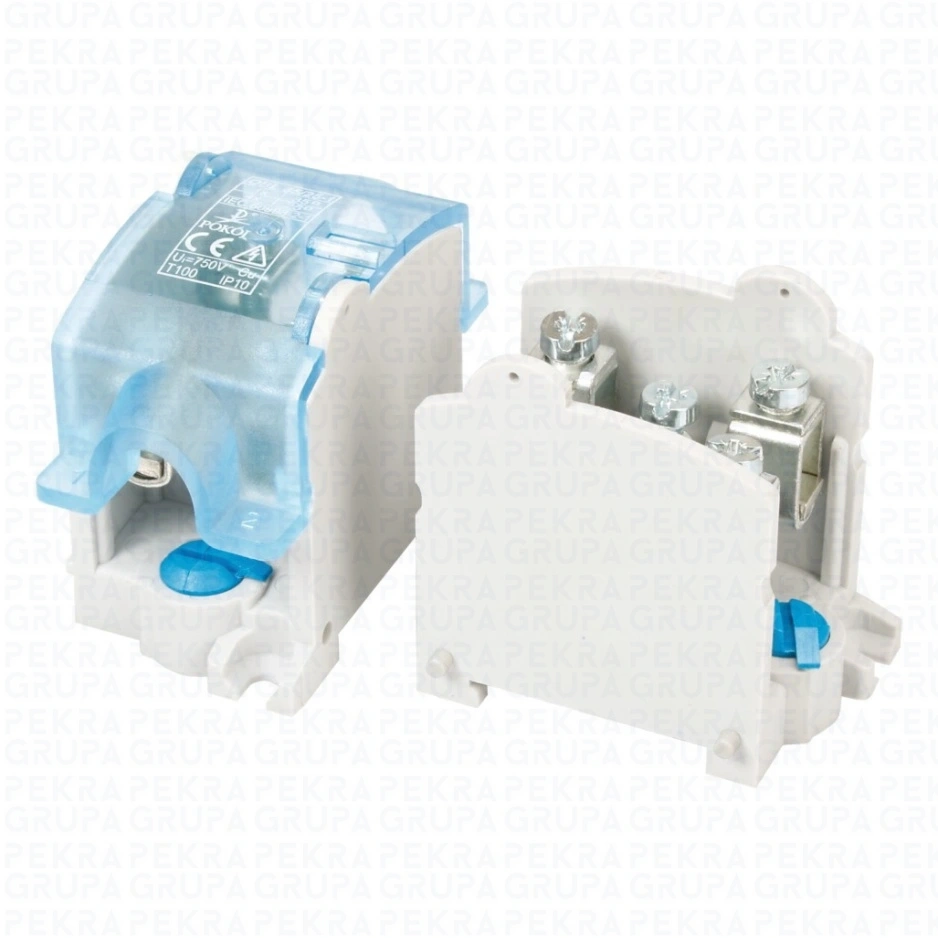 OBL 35/25-1 ŻÓŁ-ZIEL Odgałęźnik instalacyjny 1x35mm2 4x25mm2 żółto-zielony