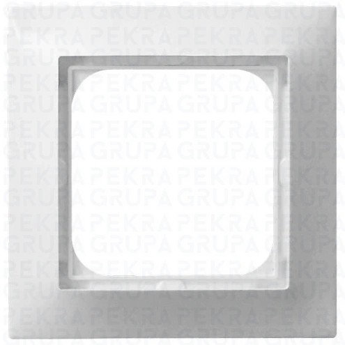 R-1Y/00 IMPRESJA Ramka pojedyncza biała