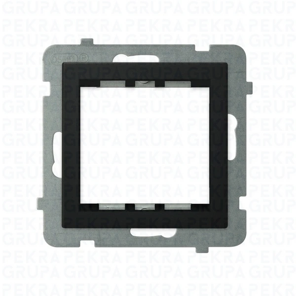 AP45-1R/m/33 SONATA Adapter podtynkowy systemu OSPEL 45 czarny metalik
