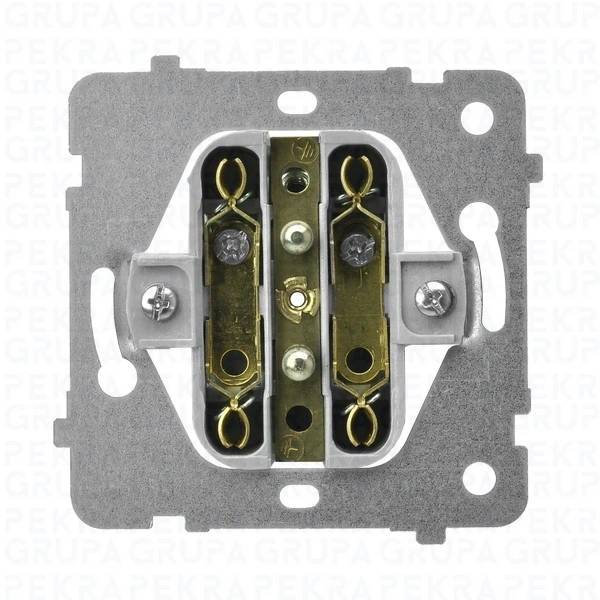 M1GP-2URZ/G ARIA (elementy) mechanizm gniazda podwójnego z uziem. do ramki