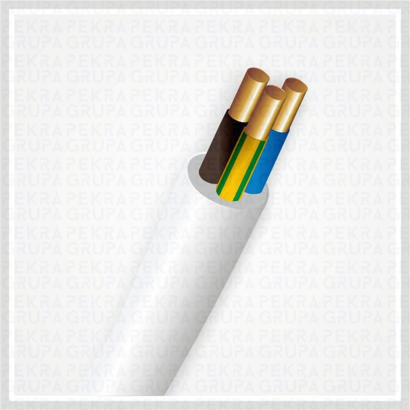 Przewód YDY 3x2,5 mm2  450/750 V (100mb)