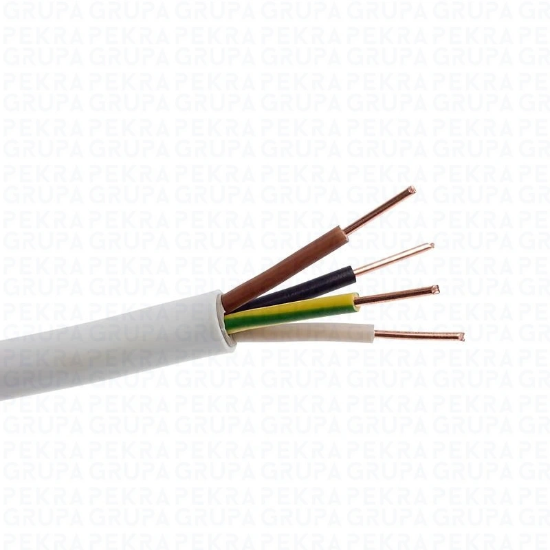 Przewód YDY 4x1 mm2 450/750 V (100mb)