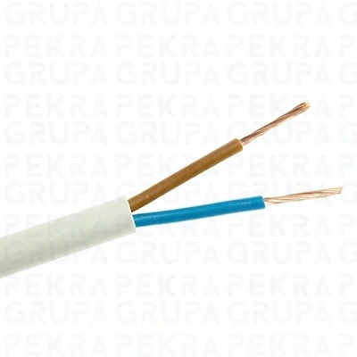 OMY/H03VV-F 2x1 Przewód OMY 2x1 biały (100mb)