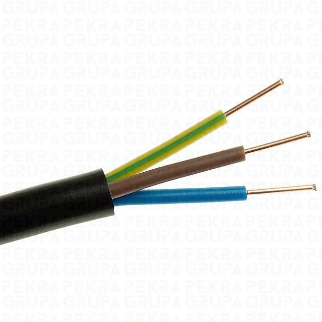 Przewód ziemny YKY 3x1,5 mm2