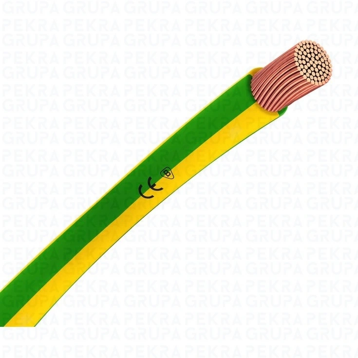LGY50ŻÓŁ-Z Przewód LgY 50,0 mm2 PE-żółto-zielony (100mb)