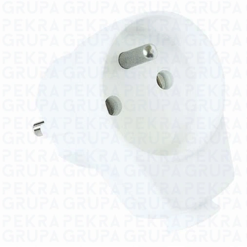 9002222 Wtyczka kątowa  z gniazdem 230V 10/16A IP20