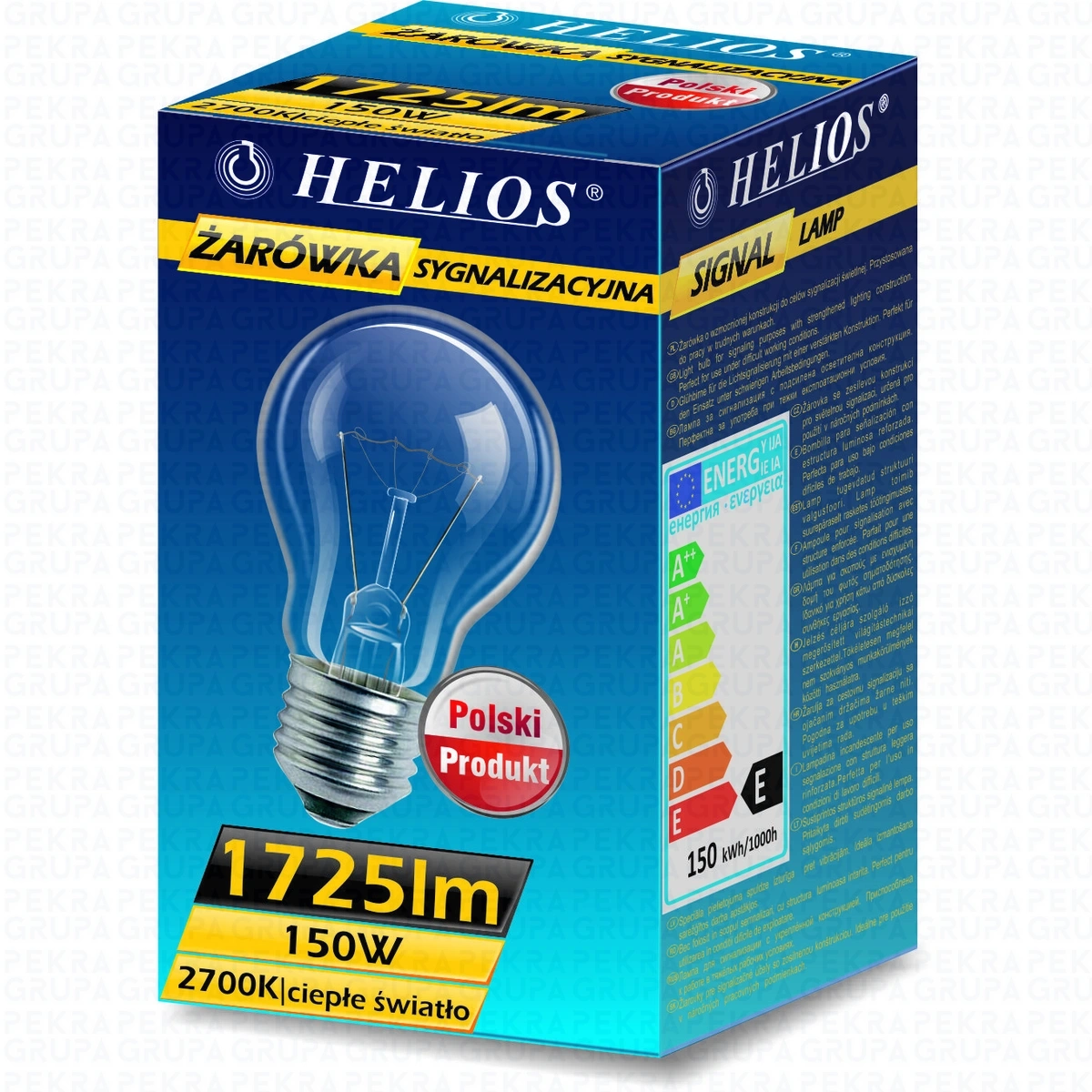 Ż-GLS 200W PRZEZ Żarówka 200W E27 230V wysokotemperaturowa