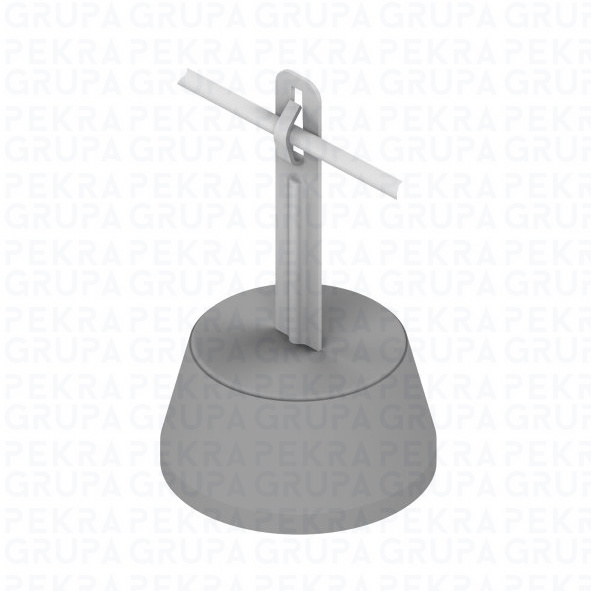 B951512 AN-11H Wspornik betonowy z nadstawką h=16cm z-zag. /b/