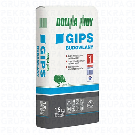 GIPS15 Gips budowlany 15kg NIDA