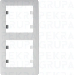 WL5120 LUMINA ramka 2-krotna pionowa  biała