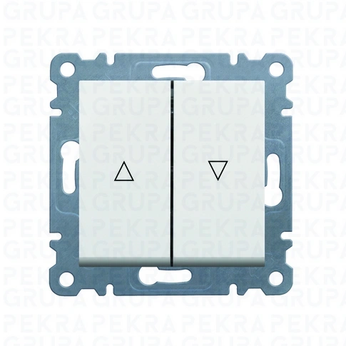 WL0320 LUMINA łącznik żaluzjowy monostabilny (zwierny)  biały