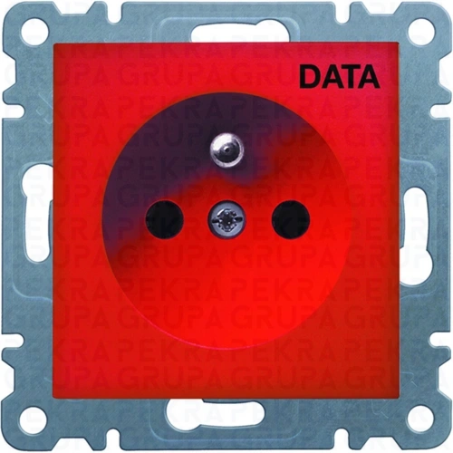 WL1029 LUMINA gniazdo 2P+Z DATA czerwone