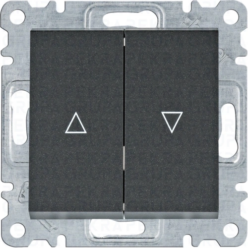 WL0313 LUMINA Łącznik żaluzjowy bistabilny, czarny