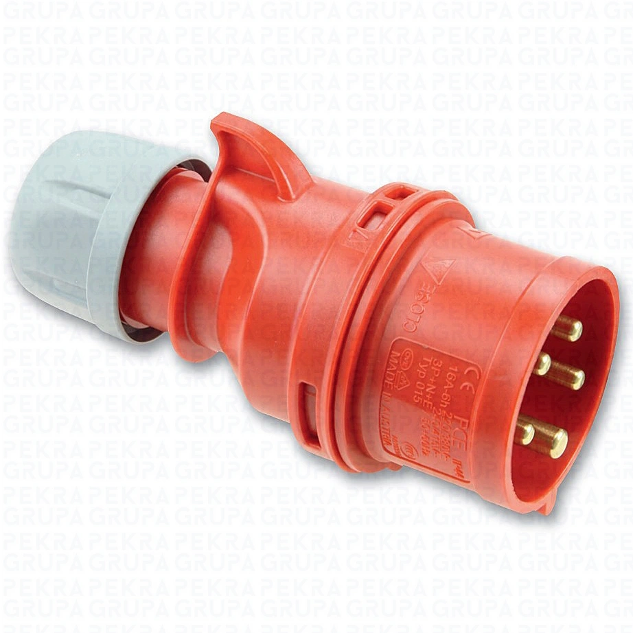 025-6 Wtyczka przenośna SHARK IP44 32A 400V 3P+Z+N