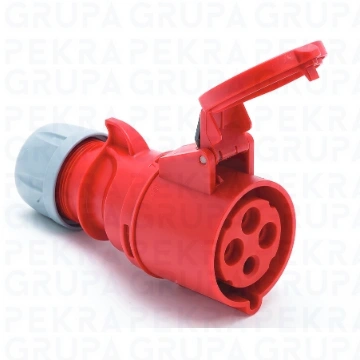 224-6 Gniazdo przenośne SHARK IP44 32A 400V 3P+Z